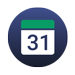 Hub plus calender icon