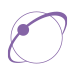 The BlackBerry AtHoc White Globe icon - small